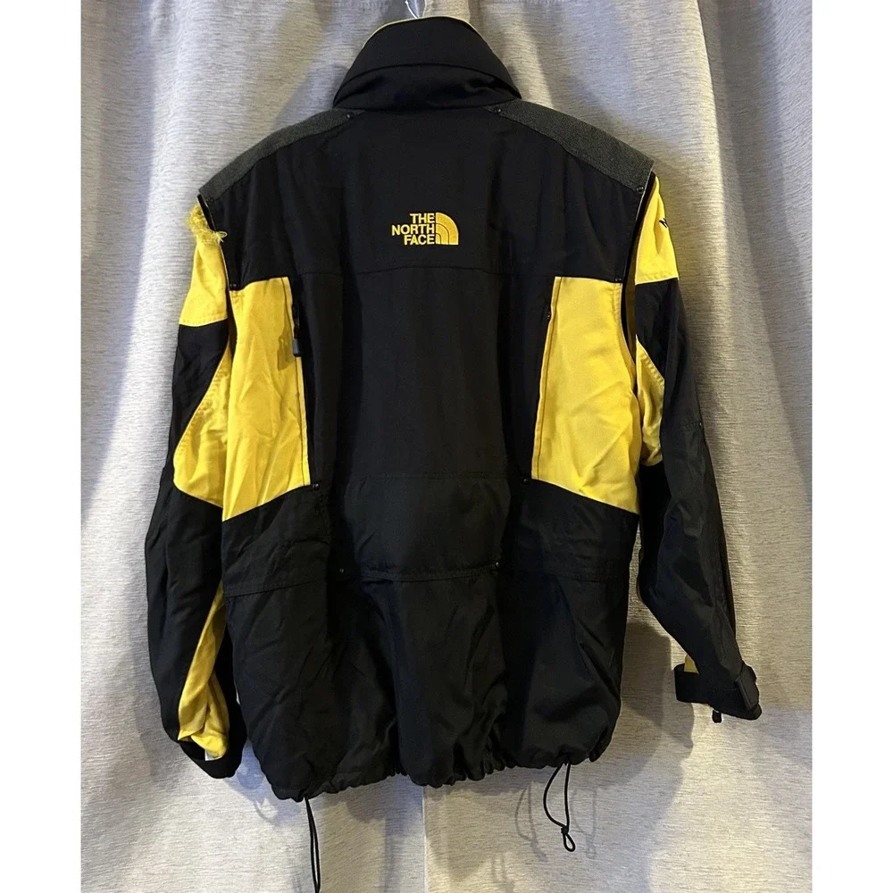 Vintage The North Face Steep Tech Ski Jacket Scot‎ Schmidt Yellow Mens Rare